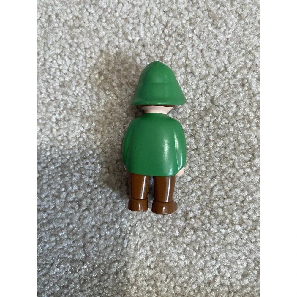 Vintage Playmobil 123 Jager Farmer Boy Green Hat Advent Calendar Figure 1999